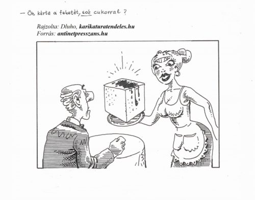  Kávé karikatúra Dluhopolszky László