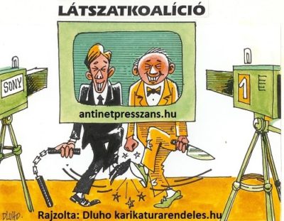 Vita karikatúra Rajzolta: Dluhopolszky László
