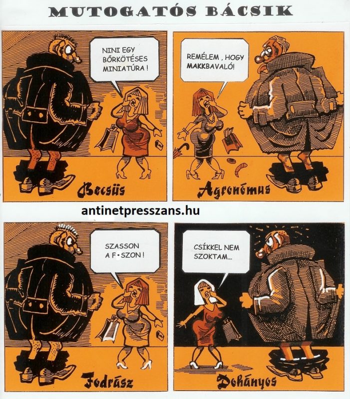 Vicces mutogatós bácsi