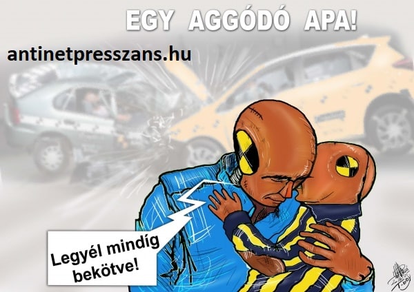 Biztonsági öv karikatúra