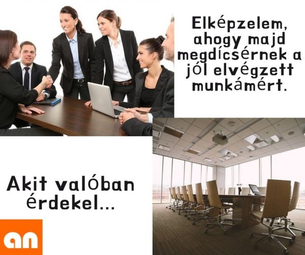 Munkahelyi elismerés humor