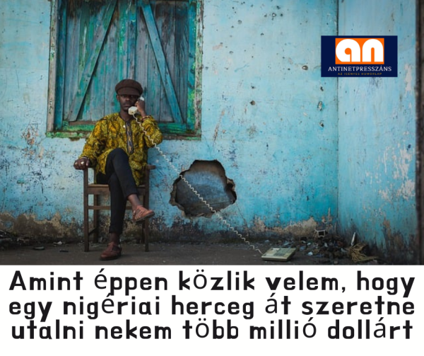 Nigériai átverés humor
